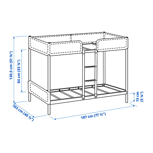 TUFFING, bunk bed frame 4 of 7 open dialog
