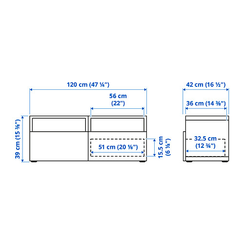 BESTÅ, mueble TV 8 de 8 open dialog
