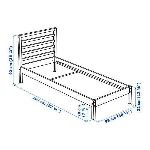 TARVA, bed frame 8 of 8 open dialog