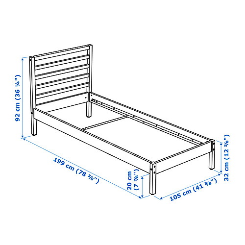 TARVA, bed frame 8 of 8 open dialog