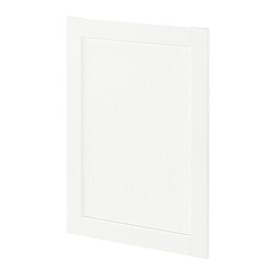 ENKÖPING, 4 fronts for dishwasher, White wood effect