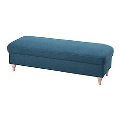ESSEBODA, bench with storage, Tallmyra blue