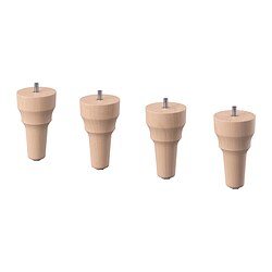ESSEBODA, legs for sofa, Birch
