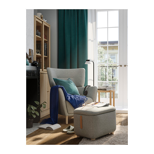 OSKARSHAMN, sillón orejero con reposapiés 4 de 8 open dialog