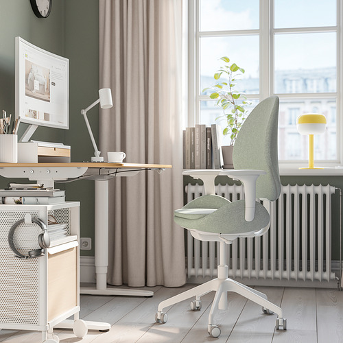 HATTEFJÄLL, silla de trabajo con reposabrazos 6 de 11 open dialog