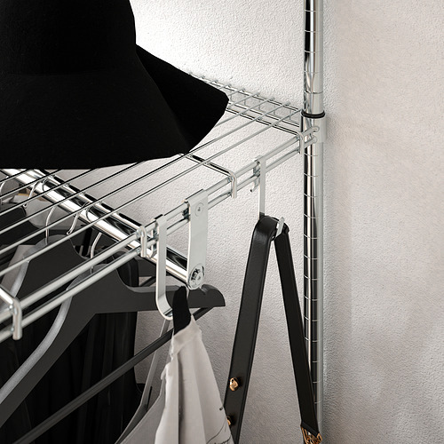 OMAR, shelving unit with clothes rail 6 of 8 open dialog