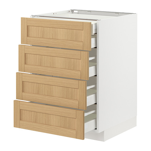 METOD / MAXIMERA, Armario bajo 5 cajones y 4 frentes. 1 de 3 open dialog