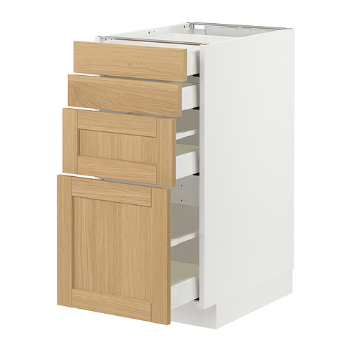 METOD / MAXIMERA, armario bajo 4 cajones/4 frentes. 1 de 3 open dialog