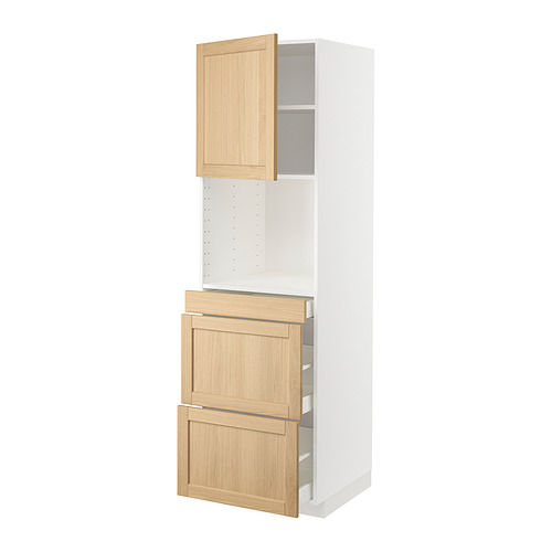 METOD / MAXIMERA, armario microondas 3 cajones+puerta. 1 de 3 open dialog