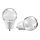 Select colour variation: white/glass, Ø5.8 cm