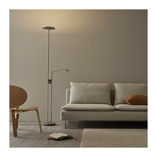 ISJAKT, LED floor uplighter/reading lamp 3 of 9 open dialog