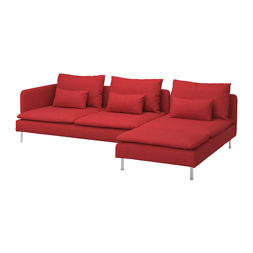 SÖDERHAMN, sectional, 4-seat with chaise 1 of 6 open dialog