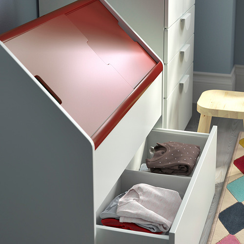 VITBJÖRN, storage unit with drawer 3 of 10 open dialog