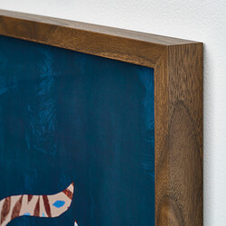 RÖDALM frame with poster