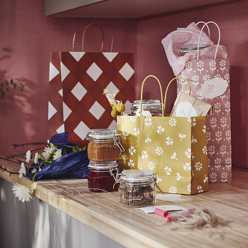 KÖSSEBÄR, bolsa de regalo, juego de 3 2 de 3 open dialog