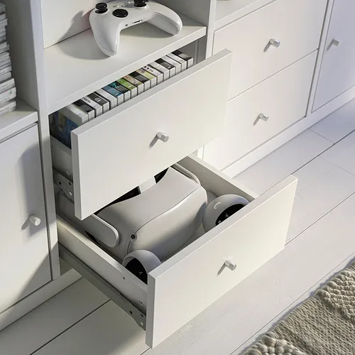 IKEA Puerto Rico - KALLAX/LACK TV storage combination, white, 88 1