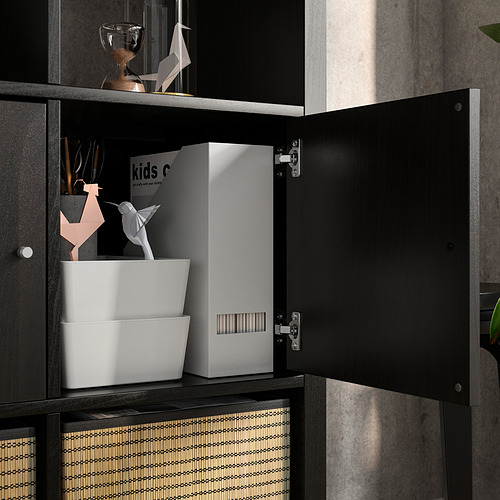 KALLAX, shelf unit with doors 3 of 8 open dialog