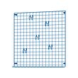 GREJIG wall grid with rail 