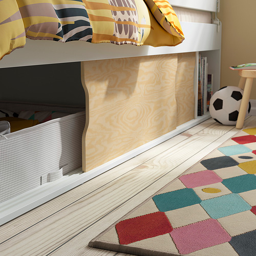 KLIPPUGGLA, bed frame with storage. 4 of 6 open dialog
