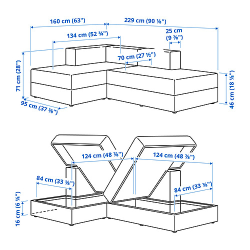 JÄTTEBO, chaise modules 8 of 8 open dialog