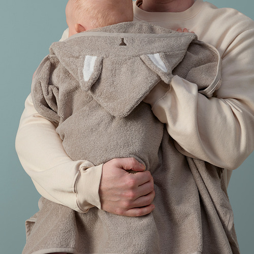 LEN, toalla para bebé con capucha. 4 de 4 open dialog