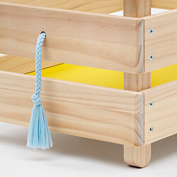 FLISAT caja de juguete con ruedas