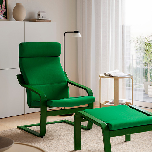 POÄNG, sillón y reposapiés. 2 de 8 abrir diálogo