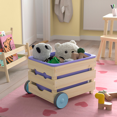 FLISAT, caja de juguete con ruedas. 6 de 6 open dialog