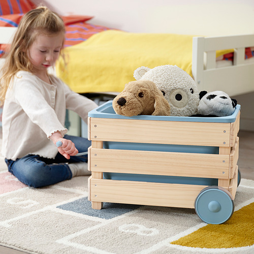 FLISAT, caja de juguete con ruedas. 4 de 6 open dialog