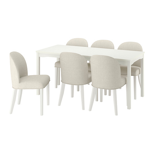 HAUGA / ROSENTORP, table and 6 chairs. 1 of 2 open dialog