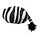 Select colour variation: Black white / zebra pattern
