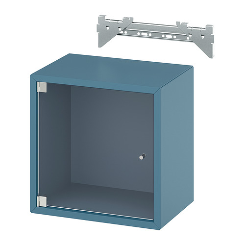 EKET, wall cabinet with glass door. 1 of 3 open dialog