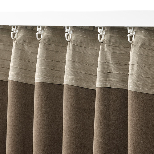 HÄGGVECKMAL, room darkening curtains, 1 pair. 5 of 7 open dialog