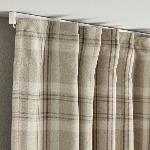 HÄGGVECKMAL, room darkening curtains, 1 pair. 4 of 7 open dialog