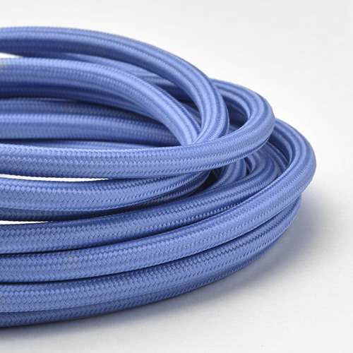 Cable usb trenzado azul