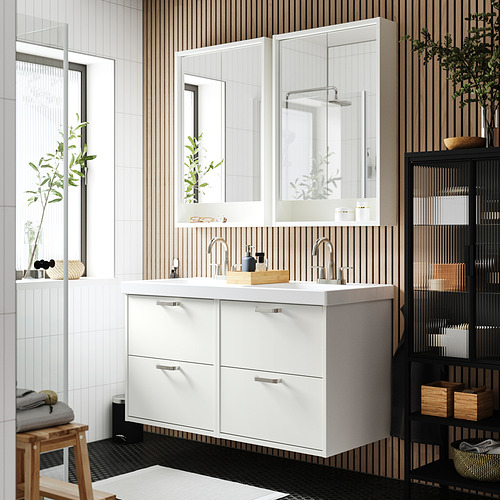 HAVBÄCK / ORRSJÖN, Bathroom vanity with sink & faucets 2 of 7 open dialog