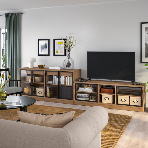 LANESUND, mueble TV con estantería 2 de 4 open dialog