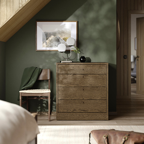 TONSTAD, 4-drawer chest 2 of 4 open dialog