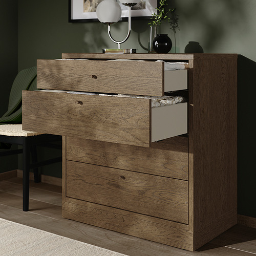 TONSTAD, 4-drawer chest 4 of 4 open dialog