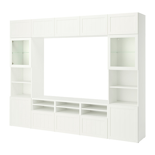BESTÅ, mueble TV puertas vidrio. 1 de 3 open dialog