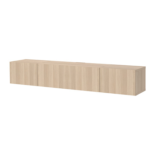 BESTÅ, TV unit with doors 1 of 4 open dialog