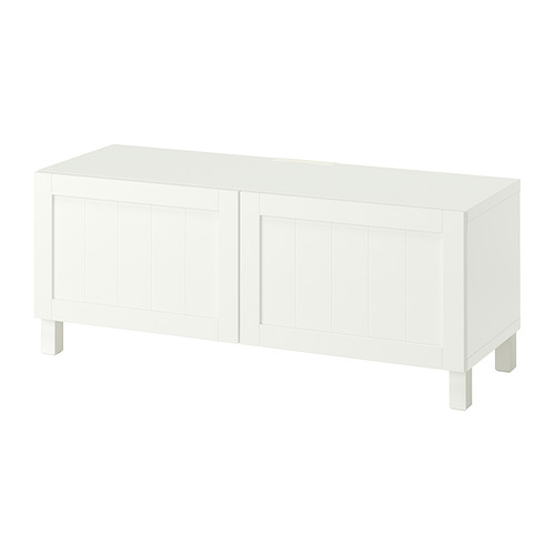 BESTÅ, TV bench with doors. 1 of 4 open dialog