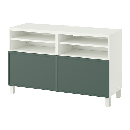 BESTÅ, TV bench with doors. 1 of 6 open dialog