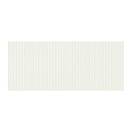 Cajón FÖRVALTARE en blanco con crestas, pintura acrílica sobre tablero de fibras, diseño rectangular.