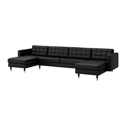 LANDSKRONA, sofa, Grann / Bomstad black