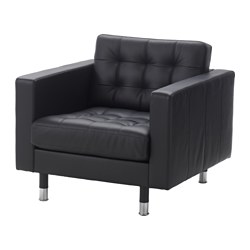 MORABO, armchair, Grann / Bomstad black