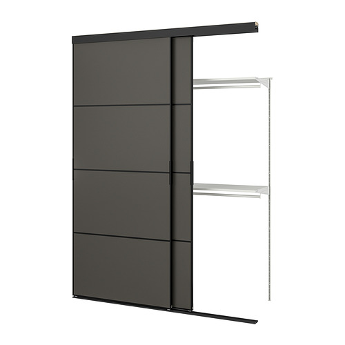 SKYTTA / BOAXEL, reach-in wardrobe with sliding door. 1 of 5 open dialog