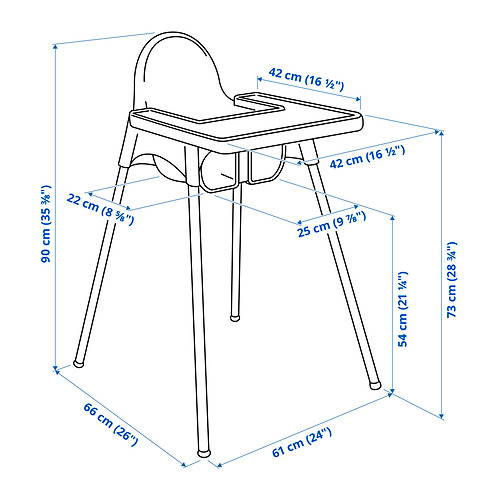 ANTILOP, high chair with tray 7 of 7 open dialog