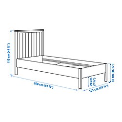 Ilustración de medidas - GULLABERG muebles dormitorio j3