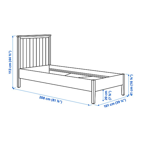 GULLABERG, bed frame. 7 of 7 open dialog